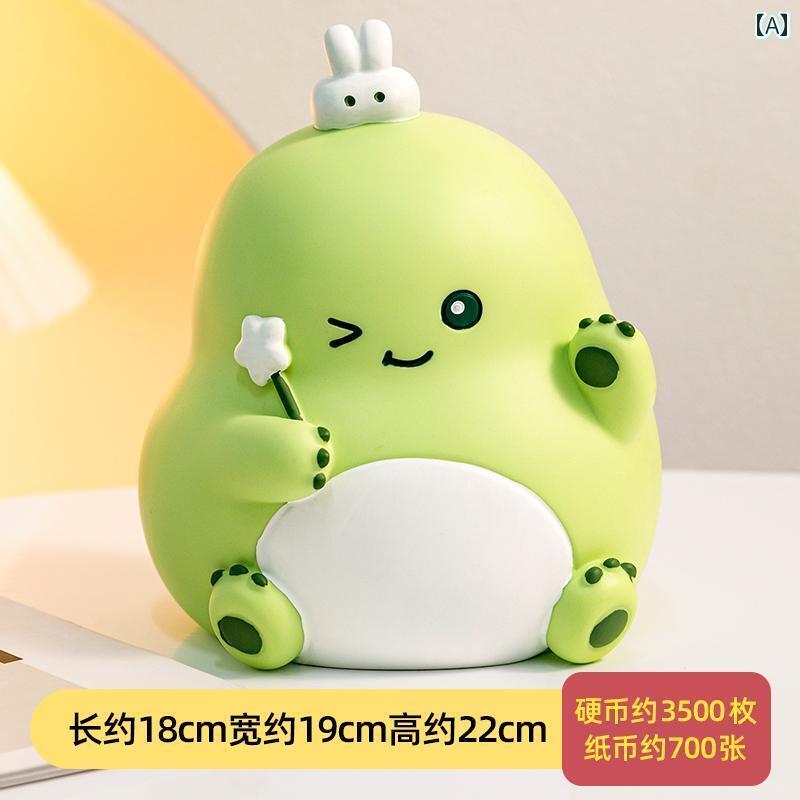 貯金箱 なの 恐竜 貯金 箱 2025年新 干支 子供用 男の子と 女の子用 入金のみで 引き出しは 不可 貯金用 コイン ジャー