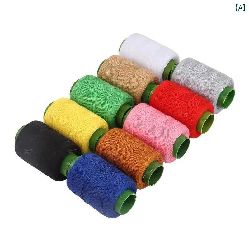 毛糸 家庭用 家庭用 手縫い 糸 白と 黒の 小さい ロール ミシン キルト 針 多 色
