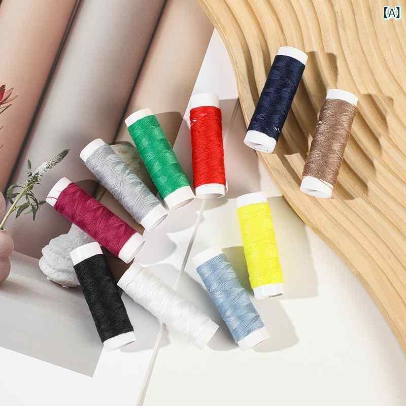 毛糸 家庭用 小 コイル 強化 ポリエステル 糸 補修 家庭用 衣類 糸小 ズボン 縫製