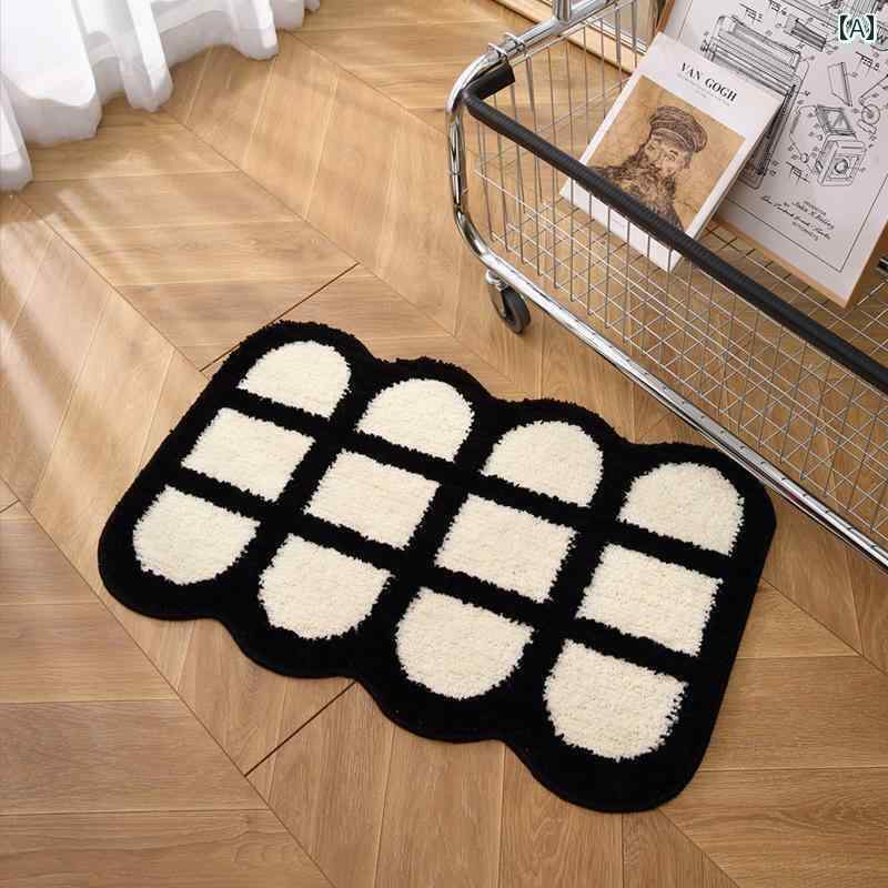 バスマット 浴室用 厚手 バス ルーム フロア マット トイレ 吸収 滑り止め フットマット 速乾 ホーム ..