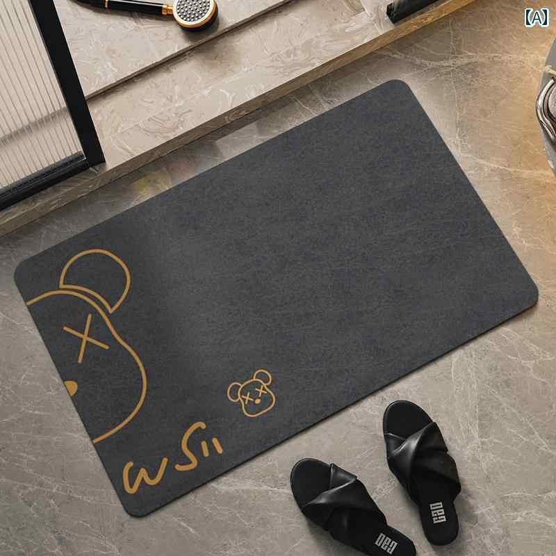 バスマット 浴室用 珪 藻 土 ソフト マット 浴室用 フロア トイレ用 速乾 吸水 滑り止め 足元 キッチン..