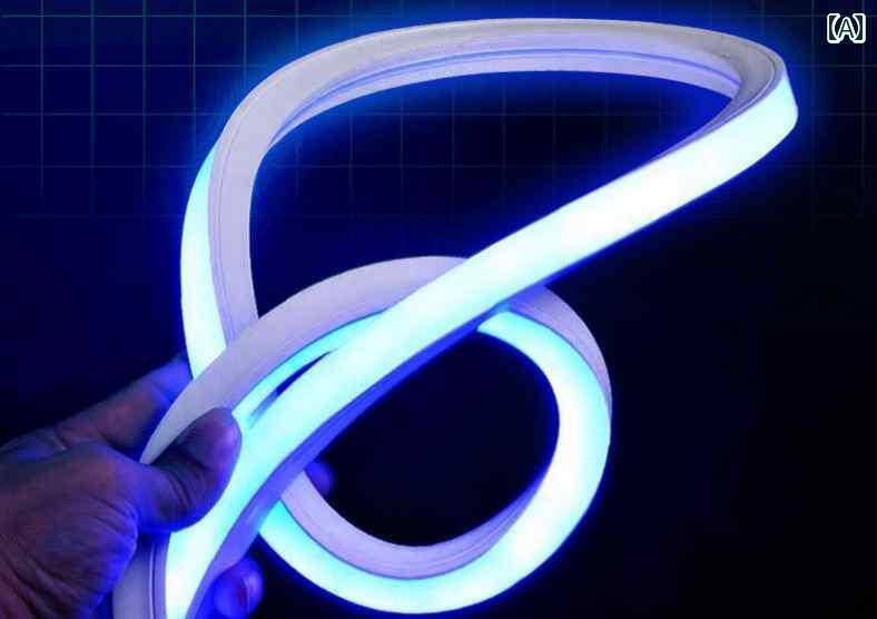 LED ネオンライト 店舗用 シリコン ウォーター ライト ストリップ 目の 保護 ダイナミック ウェディング マーキー 広告 KTV バー チェイシング フレキシブル ネオン