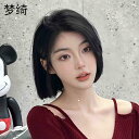 女性用 かつら 女性用 ウィッグ ショート ヘア リアル フル ヒューマン サイド パート ワン カット 夏用 ナチュラル ファッション レース ヘッド ピース