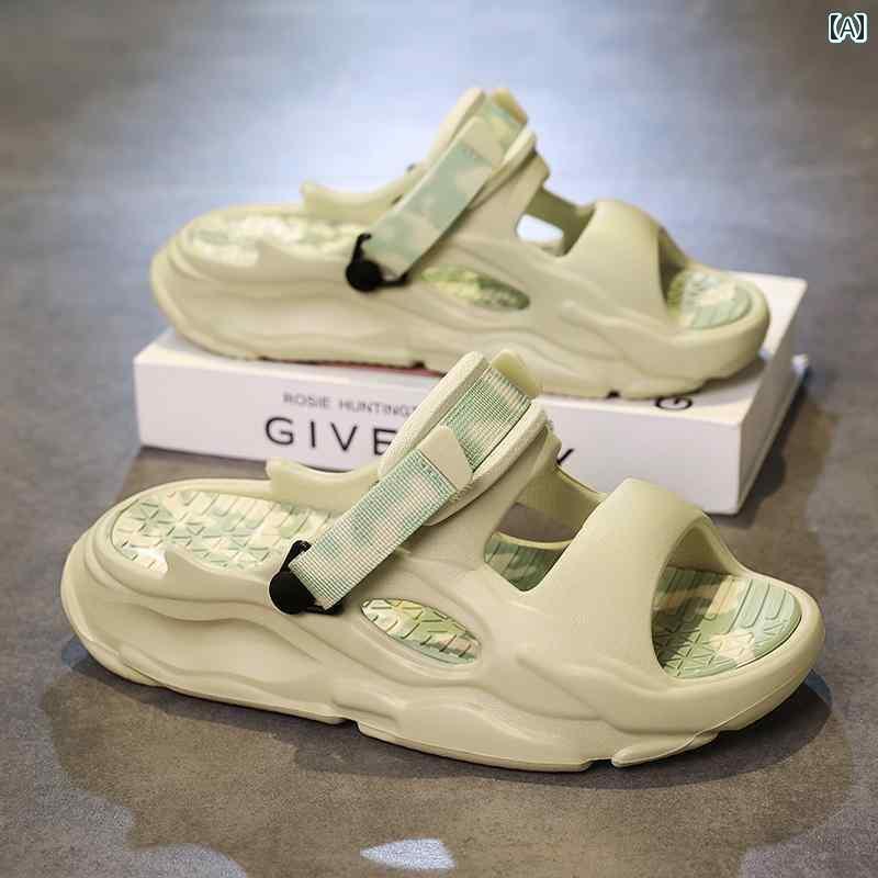 スポーツサンダル メンズ 2025夏の メンズ スリッパ 新型 滑り止め ウェーディング ビーチ シューズ 運..