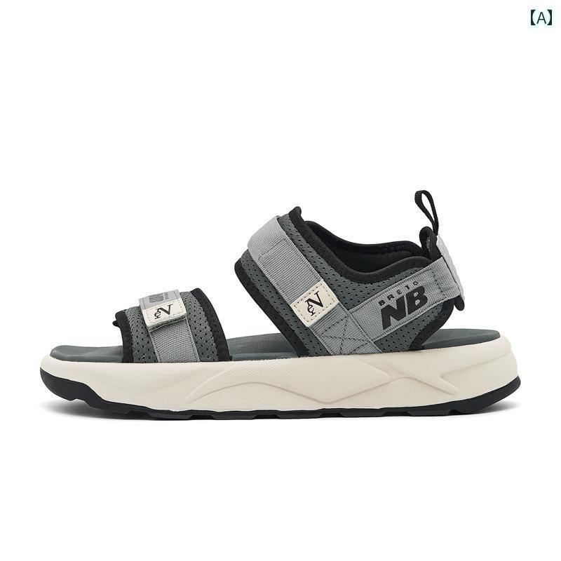スポーツサンダル メンズ NB サンダル 夏の メンズと レディースの 靴 スポーツ ビーチ シューズ アウ..