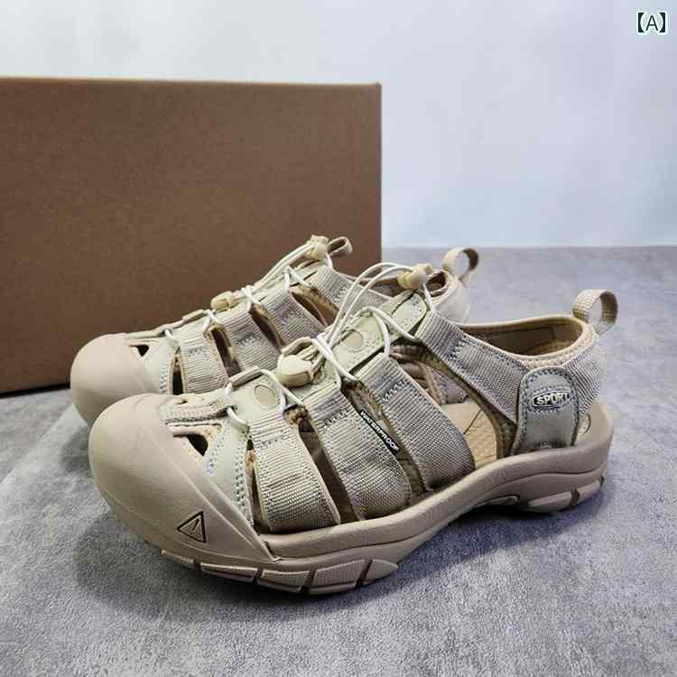 スポーツサンダル メンズ 大きいサイズ メンズ レディース リバー トレーシング サンダル 夏用 つま先 ..