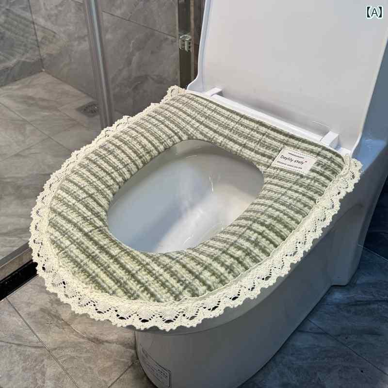 トイレマットカバー トイレ シート クッション ユニバーサル オール シーズン 対応 家庭用 カバー ガス..