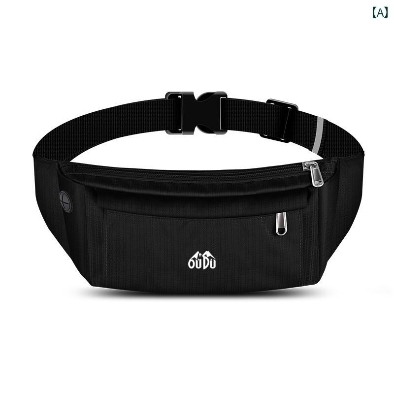 メンズ ウェスト ポーチ バッグ メンズ レディースの 多機能 ウエスト バッグ スポーツ ランニング ス..