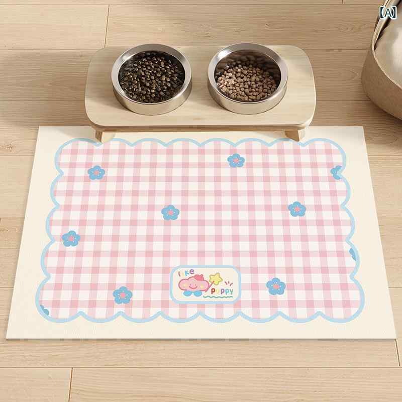 ペット用 マット ペット 食べる プレースマット 猫 ボウル 家庭用 マット 猫と 犬の な 滑り止め 防汚 ..
