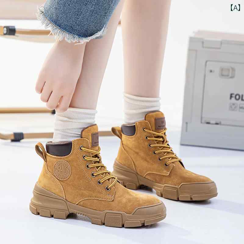 アウトドア シューズ 登山 2025年 ハイカット ハイキング シューズ 男女兼用 アウトドア 春夏用 防水 滑り止め オフ ロード 登山用 ビッグ イエロー ブーツ