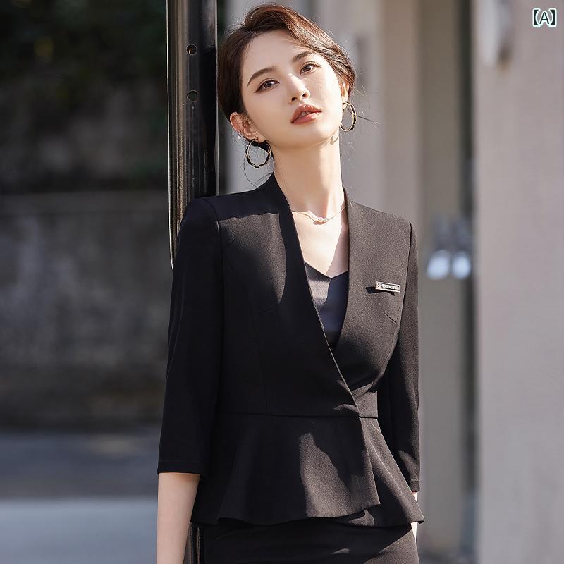 ユニフォーム エステ 美容 宝石 店 美容院 ホテルの マネージャー フロント デスク の 仕事 服など 夏..