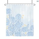 バス ルーム カーテン 浴室 シャワー カーテン 厚手 防水 防 カビ 布 セット パンチング 間仕切り 吊り下げ