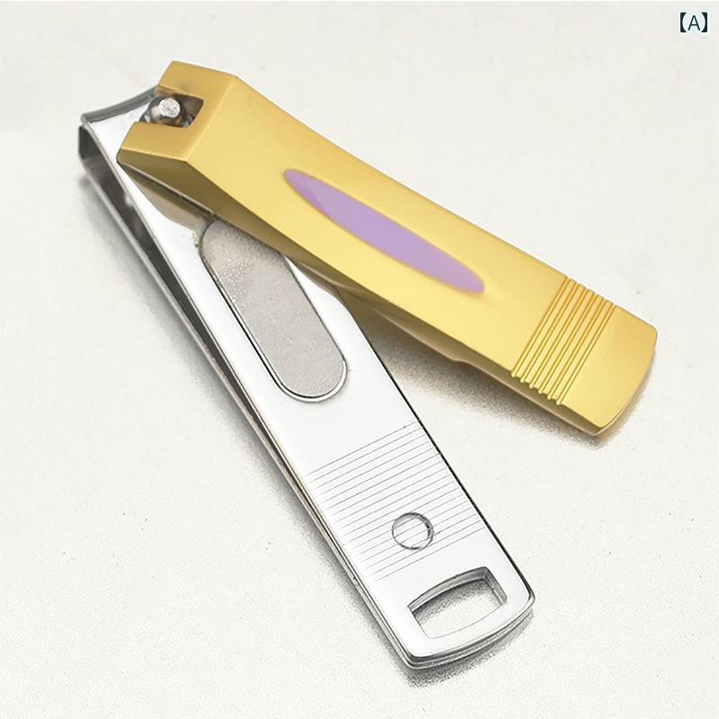 爪切り Outvie Mani / Aomani シングル ネイルクリッパー 大型 金属製 頑丈 鋭い 爪 切り ハサミ