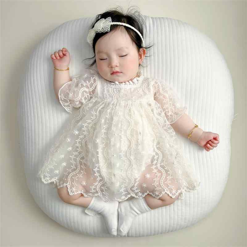 ベビー かわいい ドレス ベビー 服 夏用 ボディスーツ かわいい レース 1歳 ドレス 百日