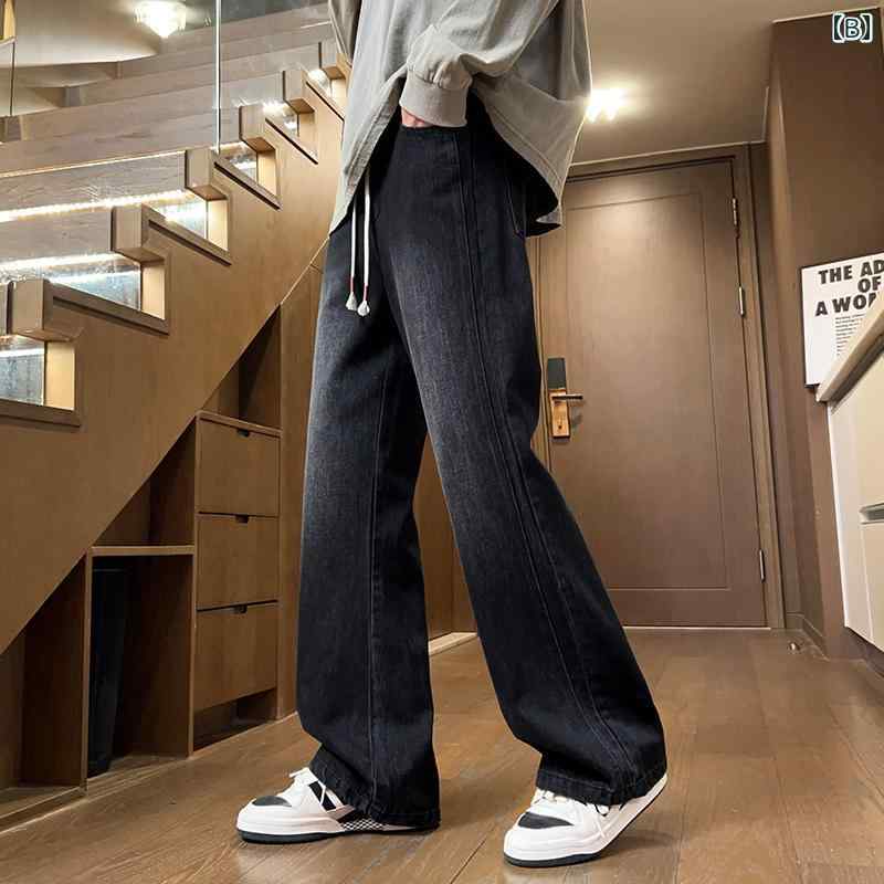 フレア パンツ 男性用 Liepu アメリカン パンツ メンズ フレアパンツ ボーイズ 秋冬 ジーンズ メンズで な レトロ