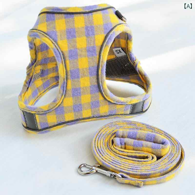 犬用 ハーネス グッズ 犬用 リード 小型 ロープ ベスト チェストハーネス テディ ビション チェーン 散歩
