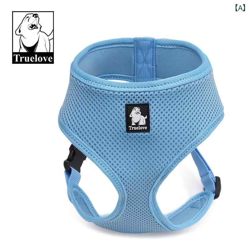 犬用 ハーネス グッズ Truelove 犬用 牽引 ロープ ベスト ペット用 チェストハーネス 猫用 散歩用 小型..