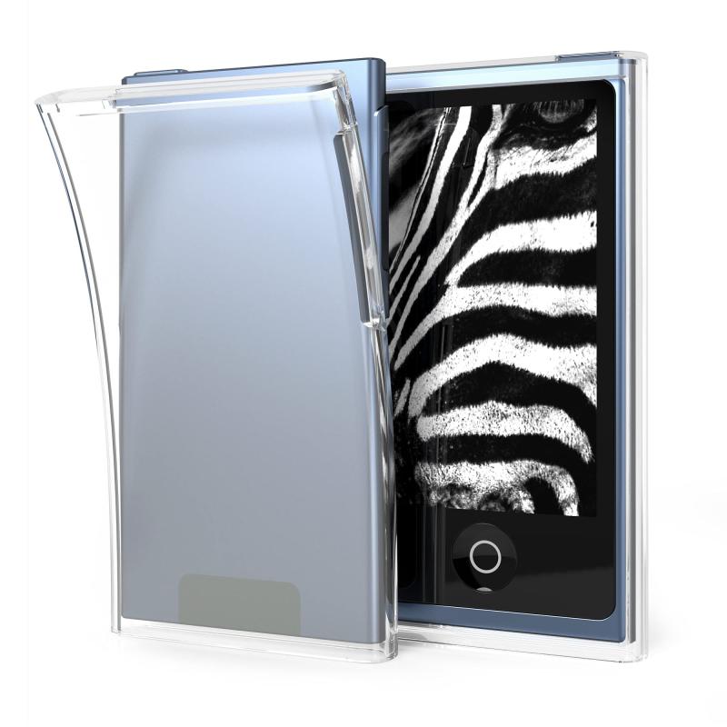kwmobile Apple iPod Nano 7対応 ケース - カバー TPUシリコン 耐衝撃 透明 スリム...