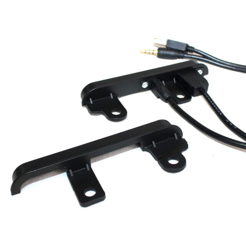 CGP ワイドパネルスペーサー 3.5φ(3.5mmアンテナ) AUX+USBパネル付き トヨタ車向け YE-TO140