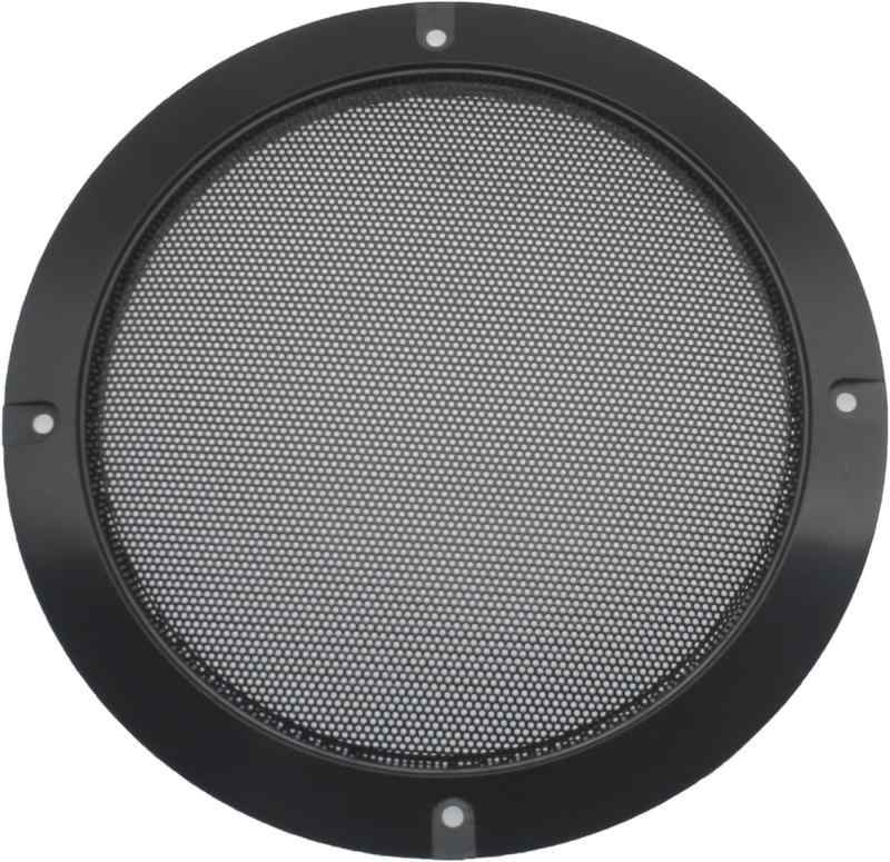CM Hardware スピーカー グリルカバー 6.5インチ ブラック 汎用 スピーカー保護ネット 2 個