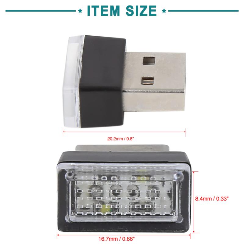 ACROPIX USB LEDライト 汎用 ネオン雰囲気 アンビエントランプ インテリア 柔軟 USB LEDライト 2個入り