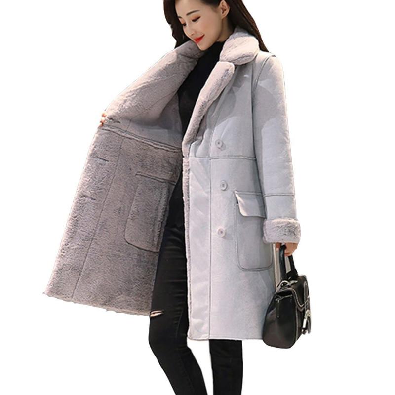 [ZUOMA] レディース ムートンコート スエードコート トレンチコート 冬服 ロング丈 裏起毛 もふもふ 中綿 裏ボア benefiment-10871075 ベネフィメントショップ パッケージ画像