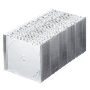 サンワサプライ DVD・CDケース(マットホワイト) FCD-U50MWHN