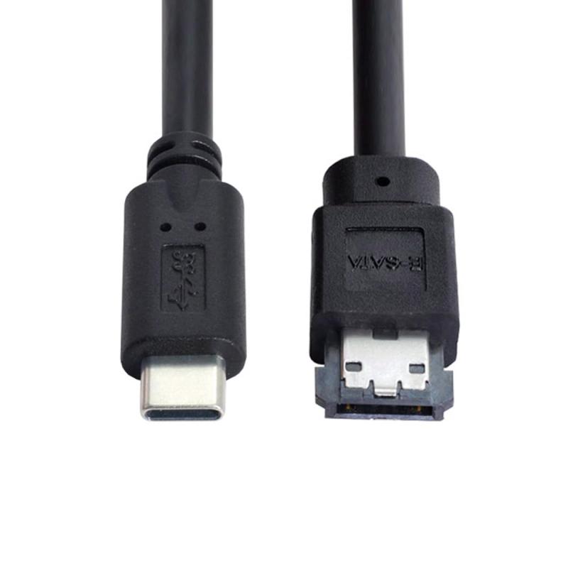 xiwai USB-C Type-C - Power Over eSATA DC5V アダプター USB3.0 - HDD/SSD/ODD eSATApコンバーター