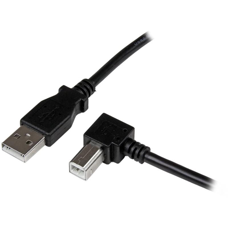 スターテック.com USB 2.0 ケーブル タイプA - タイプB/L型
