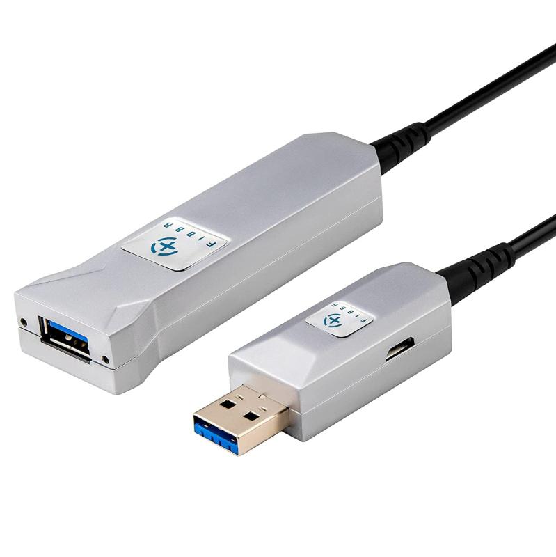 FIBBR 超ロング USB 3.0 延長ケーブル タイプ A オス - メス、 高速 5Gbps データ転送エクステンダー コード、プレイステーション、プリンター、ディスプレイ、ハード ドライブ、ウェブカメラ用