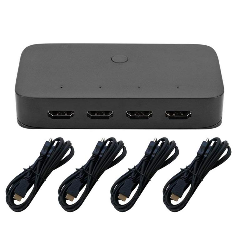 ORIGINCOM HDMI KVM切替器 HDMI4入力1出力 USB2.0 3ポート KVMスイッチ USB機器共有 キーボード マウスなど 4Kx2K@30Hz バスパワー ドライバ不要 セレクタ― KVM41