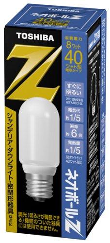 東芝 電球形蛍光ランプ 「ネオボールZ」 電球40ワットタイプT形