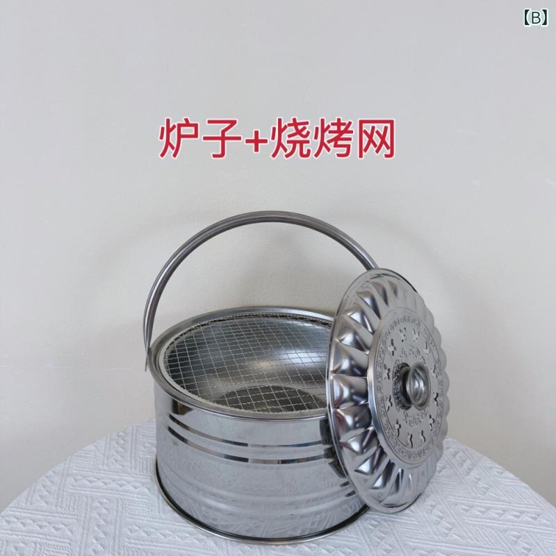 ストーブ 暖房器具 火鉢 炭火コンロ 焚き火台 BBQグリル アウトドア 炭火焼 キャン...