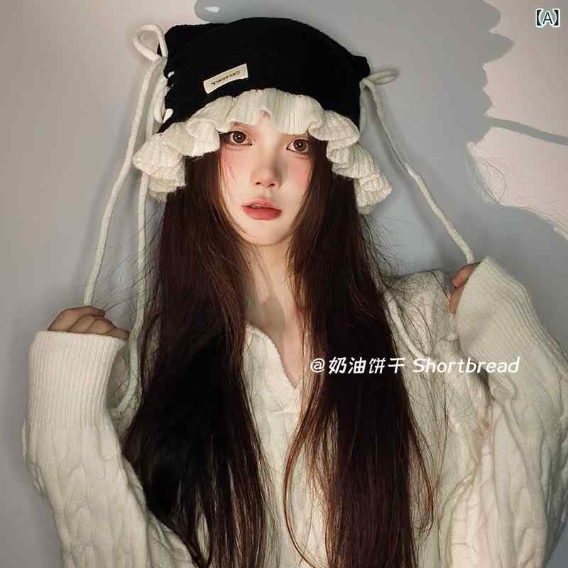 ヘアアクセサリー 女性用 ロリータ風 フリル ヘアバンド 蝶結び リボン かわいい 甘め クール フェミニン 軽量 春夏 通勤 普段使い 部屋着