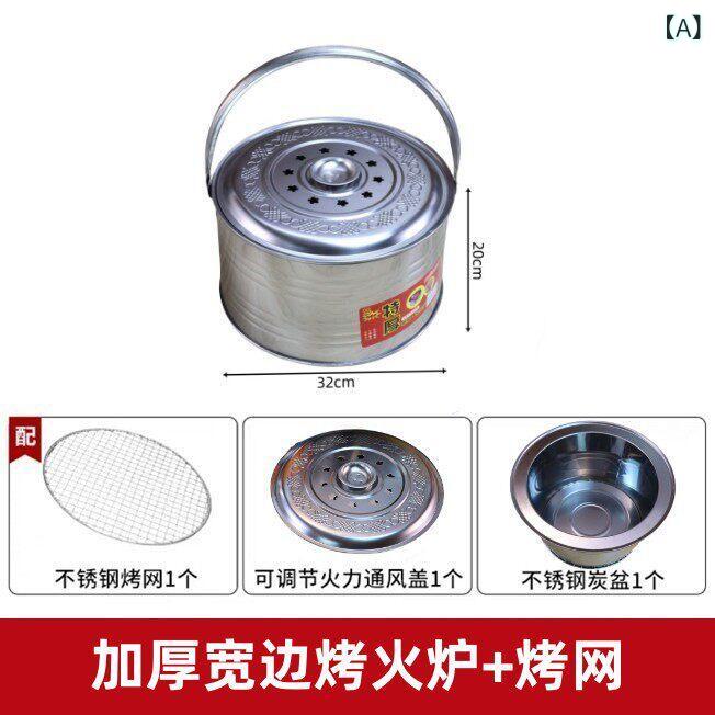 ストーブ レディース アウトドア 炭火炉 木炭コンロ 家庭用 暖房器具 焼肉 BBQ 焚き火台 小型 炭火焼き 卓上 キャンプ用 暖炉 炭火鉢 バーベキューコンロ 屋外 室内兼用 防寒 持ち運び便利 コンパクト 燃焼効率 遠赤外線 調理器具 炭火調理 炭