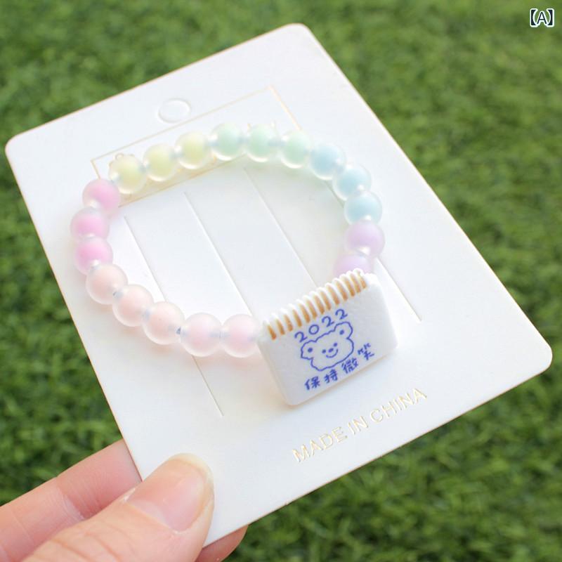 かわいい 姉妹 手作り 手首アクセサリー 磁石 ブレスレット 女の子 子供用 ヘアゴ...