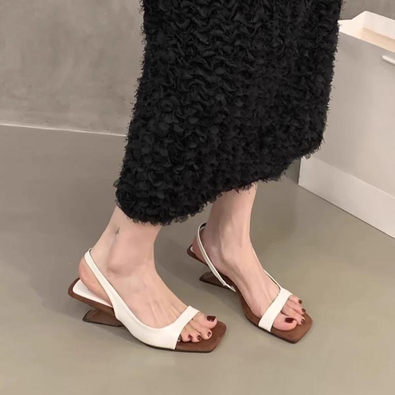 凉鞋 - 露趾サンダル レディース 夏 ファッション ベージュ ウェッジヒール オープントゥ 女性用 軽量 快適 通気性 ストラップ ビーチサンダル カジュアルシューズ ハイヒール デイリー 歩きやすい トレンド 女性シューズ