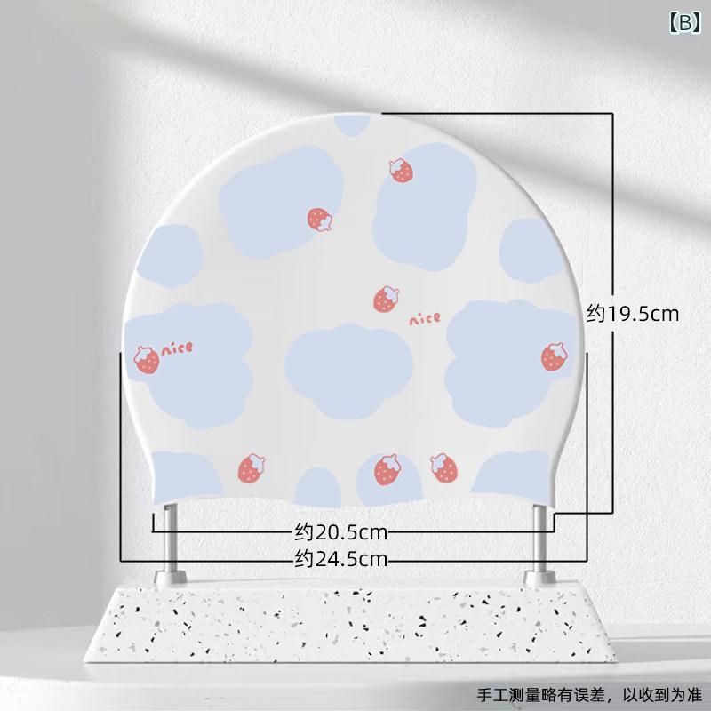 スイムキャップ 女性用 シリコン素材 防水 ロングヘア対応 頭締め付けなし 花柄プ...