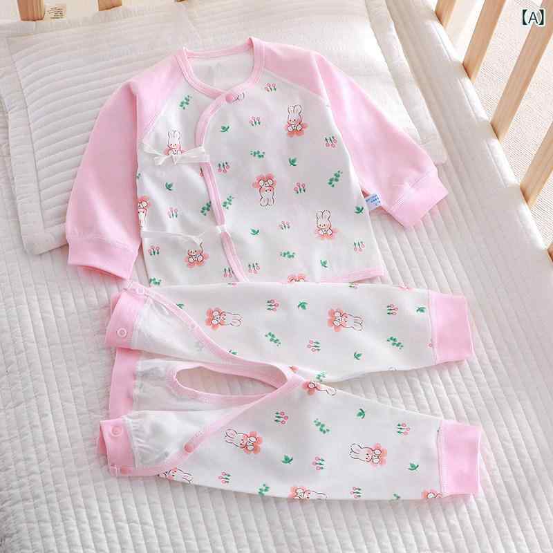 新生児 ベビー服 春 セット 綿 セパレート インナー ベースレイヤー 肌着 トップス...