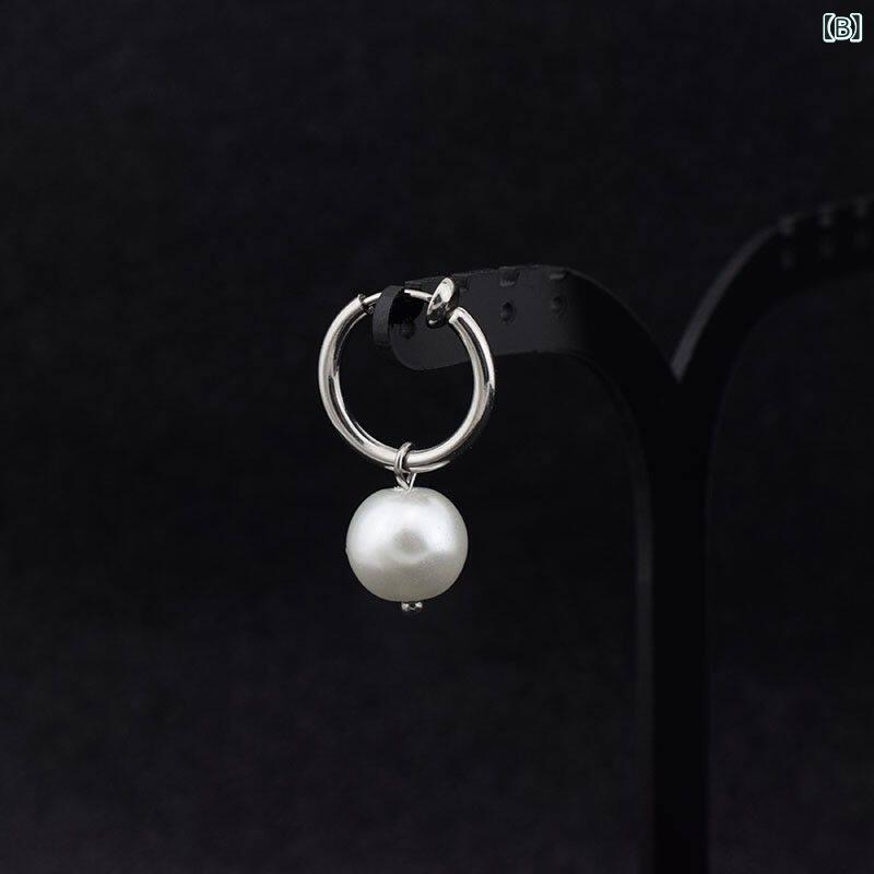 メンズ イヤリング シンプル 個性的 クール ピアス モダン 中国風 小衆 ファッショ...
