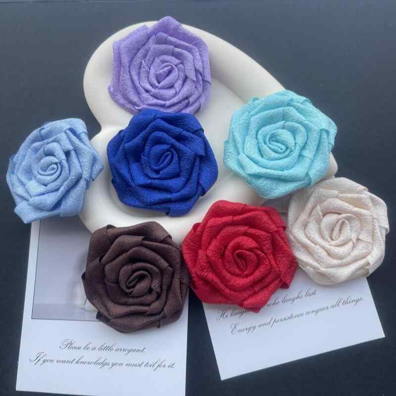Corsages - ブローチ 女性用 バラ花 胸花 ピン 花飾り アクセサリー 精巧 かわいい 甘美 高級感 清新 装飾品