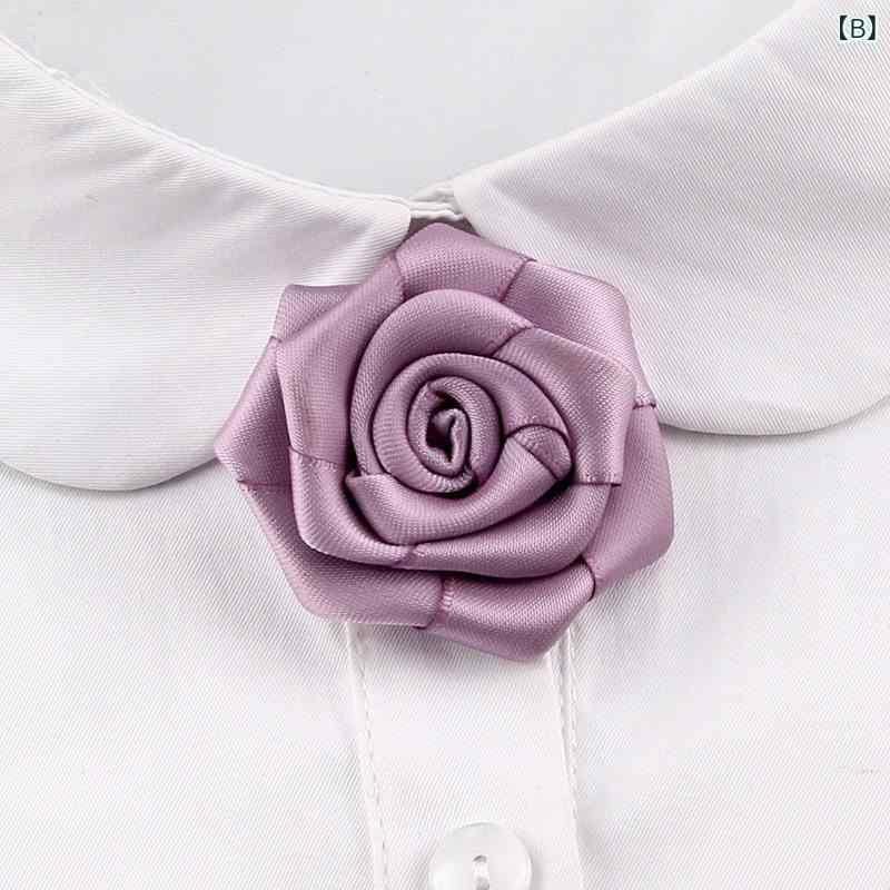 ベネフィメントショップのブローチ メンズ レディース ユニセックス バラ 薔薇 コサージュ アクセサリー 襟元 飾り ピン 胸元 装飾品 おしゃれ かわいい 花柄 ギフト 卒業式 入学式 パーティー 結婚式 成人式 フォーマル カジュアル 小物 雑貨 ファッションアイテム スタ｜アングル3