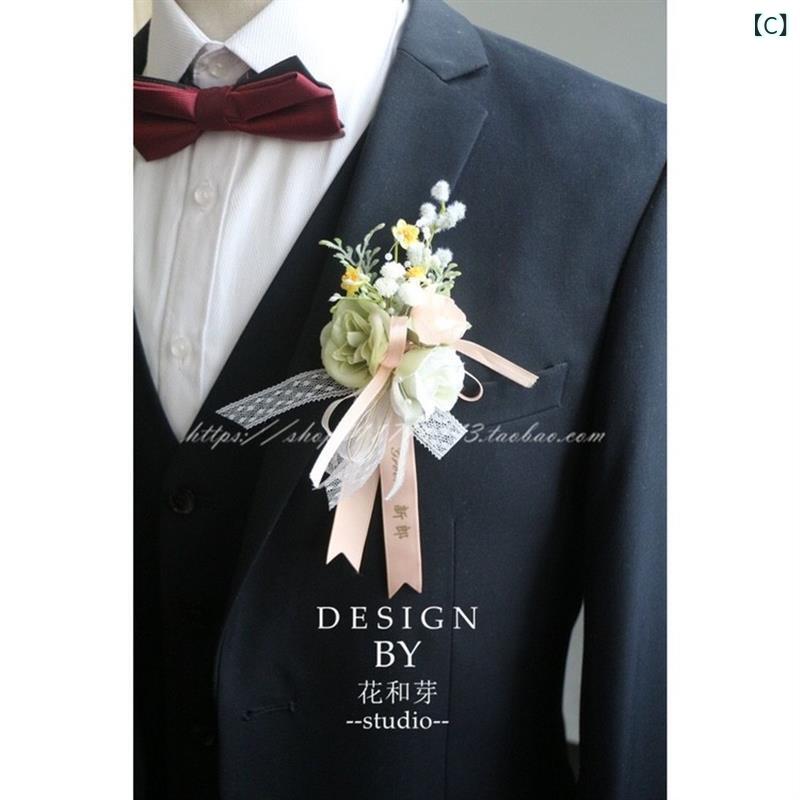 ベネフィメントショップのブローチ レディース コサージュ リストレット 腕飾り 結婚式 ウェディング 披露宴 二次会 パーティー 発表会 イベント 記念日 新郎 新婦 参列者 父母 贈り物 ギフト フラワーモチーフ 造花 アートフラワー ハンドメイド ナチュラル 森ガール スタ｜アングル3