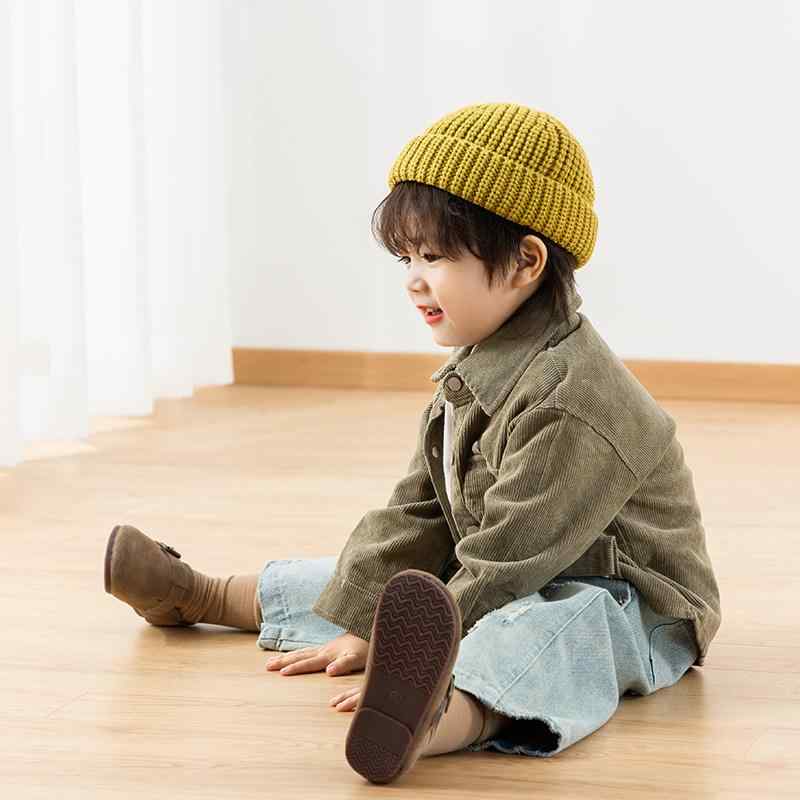 Knit Hat - ニット帽 子供用 秋冬 男の子 女の子 ビーニー 毛糸 暖か 柔らかい 伸縮性 日常使い セットタイプ 幼児 赤ちゃん対応