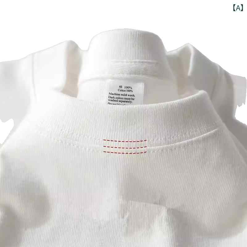 ベネフィメントショップの短袖Tシャツ キッズ ホワイト ゆったり 綿100% 夏用 インナー トップス 普段使い 軽量 吸湿速乾 ユニセックス｜アングル2