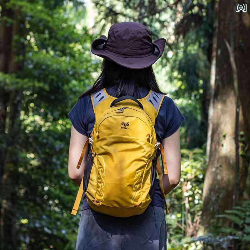 登山リュックサック 女性用 軽量 小型 防水 両肩 旅行 ハイキング アウトドア 日帰り 背負いやすい 機能的 - 2