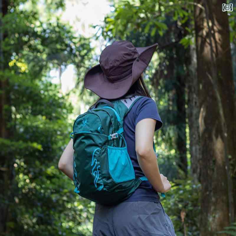 登山リュックサック 女性用 軽量 小型 防水 両肩 旅行 ハイキング アウトドア 日帰り 背負いやすい 機能的 - 3