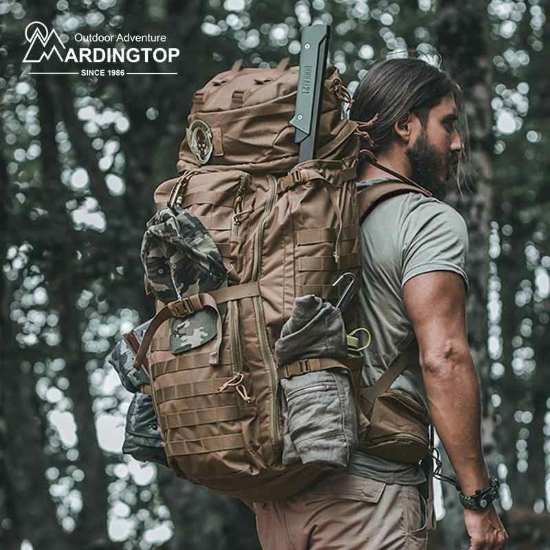 アウトドア 登山 ハイキング キャンプ 迷彩 大型 リュックサック 背負いシステム タクティカル 装備 多機能 耐久性