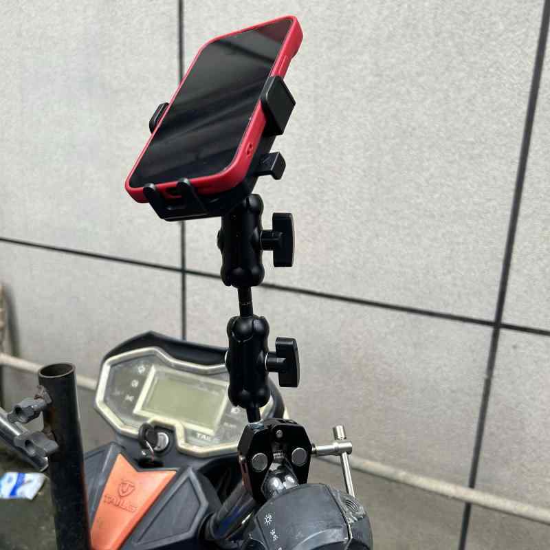 スマホホルダー 自転車 バイク 電動自転車用 固定マウント サイクリング ナビゲー...