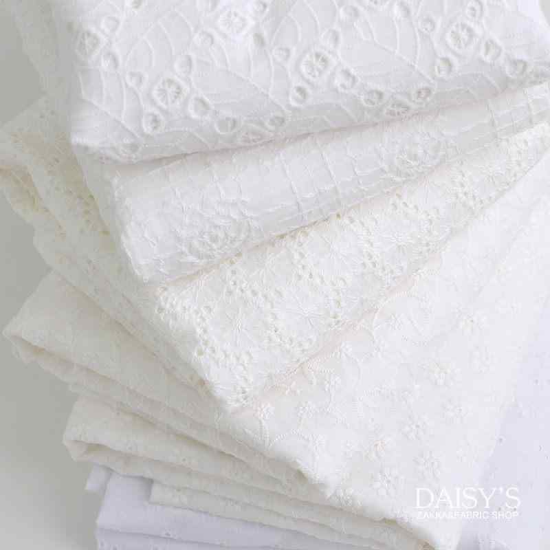 Other - 生地 綿 レース 刺繍 透かし 夏用 女性用 スカート ウェディングドレス DIY 布